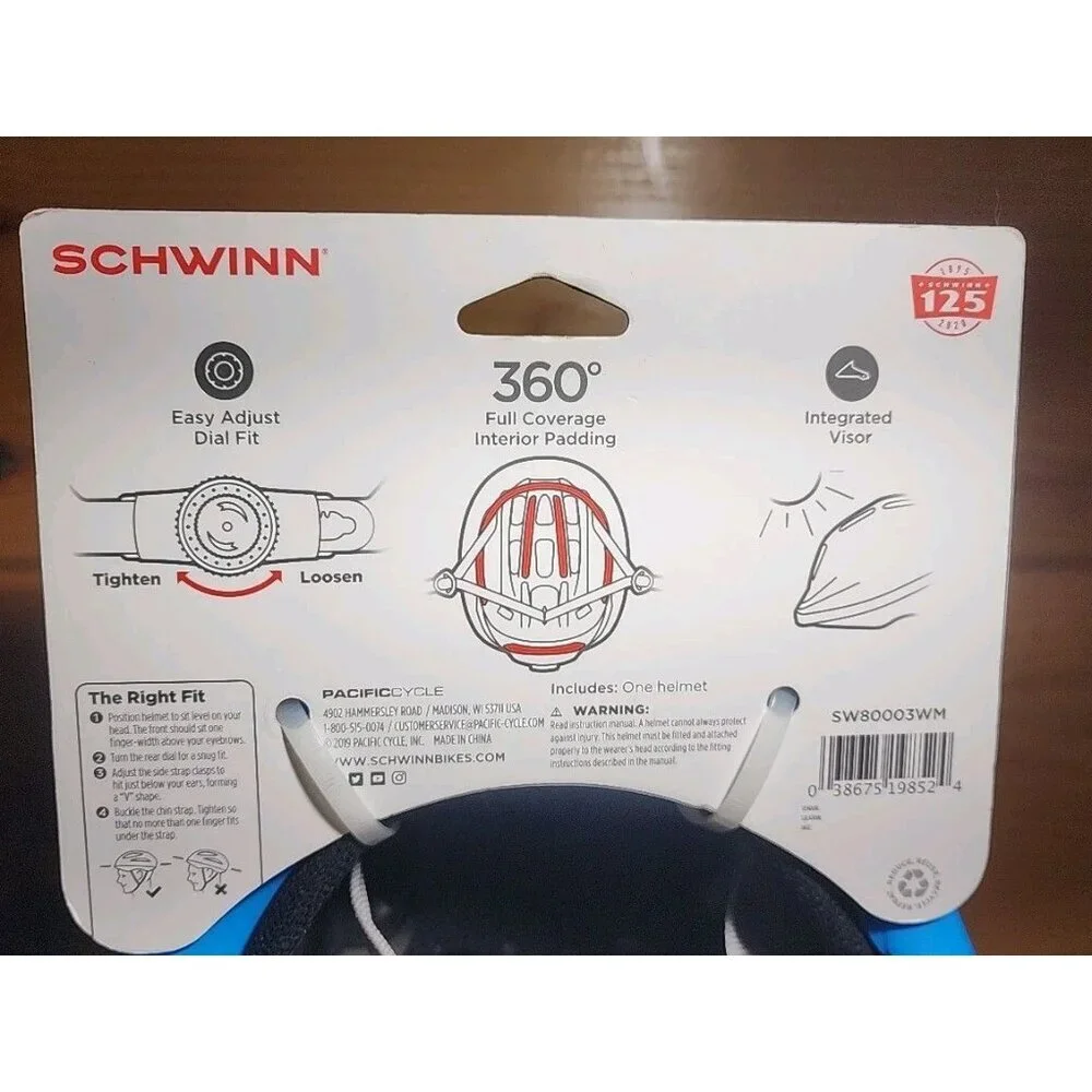 Schwinn Infant Bicycle Helmet Classic Ages 1+ Sharks Design, New With Tag